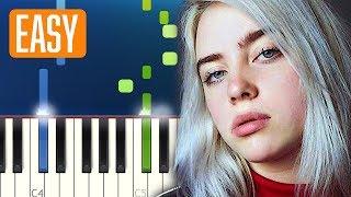 Billie Eilish - I love you (100% EASY PIANO TUTORIAL)