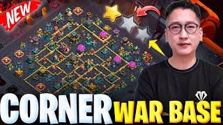 TH17 WAR AND CWL SPECIAL * CORNER *  BASE LINK | TH17 best anti 3 star war base link 2025 may 2025