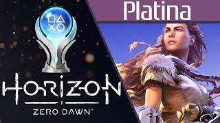 Horizon Zero Dawn troféu de Platina no PS5
