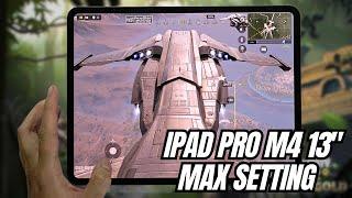 iPad Pro 13 inch 2024 test game Call of Duty Mobile CODM | Apple M4