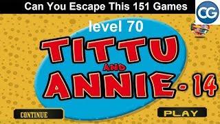 [Walkthrough] Can You Escape This 151 Games level 70 - Tittu and annie 14 - Complete Game