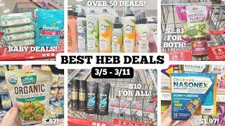 BEST HEB DEALS | OVER 50 ALL DIGITAL DEALS | GROCERY & HOUSEHOLD ESSENTIAL SAVINGS | 3/5 - 3/11