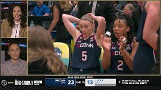 UConn Huskies vs UCLA - FULL GAME | Sue Bird & Taurasi Show | Final Four women's basketball
