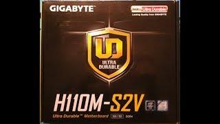 Обзор и ремонт Gigabyte H110M-S2V, и мутный DDR4 тестер.