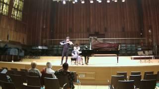 Francesco Sica plays Franck Violin Sonata I II mov