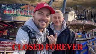 Flambards Amusement Park-Permanently Closed Security chased us (Rare Classic Motorcycles Found)