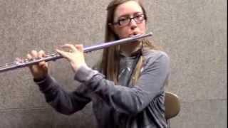 The Chromatic Scale on Flute