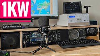 1kW RF Power - transmitting with JUMA PA1000+ Linear Amplifier