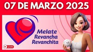 MELATE Revancha y Revanchita Resultados de HOY 07 de Marzo ️