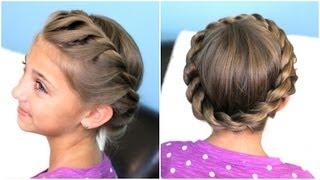 How to create a Crown Twist Braid | Updo Hairstyles