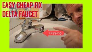 EASY FIX: Delta Faucet Drip Repair