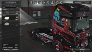 (Ets2 1.28)Scania Rjl skin+Interior Modvorstellung