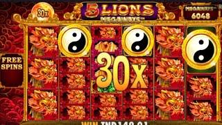 5 LIONS MEGAWAYS CASINO SLOTS MAX WIN / BONUS BUY طلب أحد المتابعين