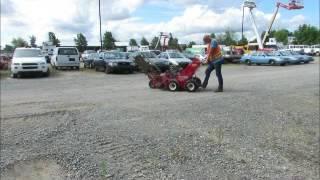 For Sale Barreto 1624D Walk Behind Trencher 4WD Briggs & Stratton 16 bidadoo.com