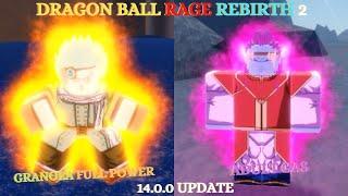 Roblox Dragon Ball Rage Rebirth 2 | Granola FP & Adult Gas (14.0.0 Update)