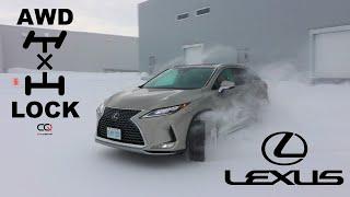 Lexus RX 350 AWD Тест на снегу | Бесполезная кнопка блокировки AWD!