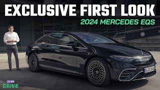 Exclusive: 2024 Mercedes EQS First Look|  Bigger Battery, More Features