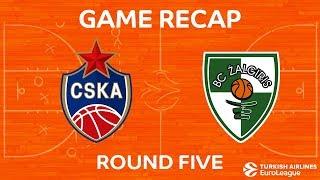 Highlights: CSKA Moscow - Zalgiris Kaunas