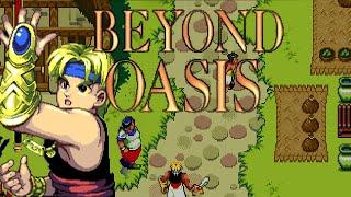 1995 Beyond Oasis (Sega Genesis) Game Playthrough Video Game