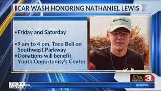 Nathaniel Lewis memorial car wash