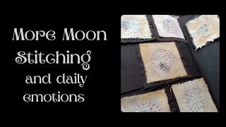 Mindful daily slowstitching with the moon