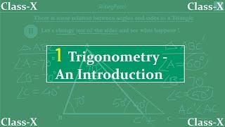 Trigonometry - 1.  An Introduction