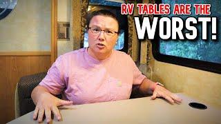 Fixing our HORRIBLE Table in the RV