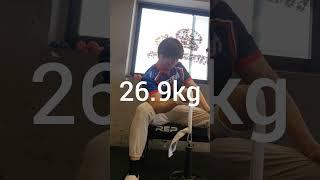 Armwrestling riser training 31.9, 26.9 #ermesgasparini #armwrestling #팔씨름