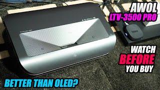 AWOL Vision LTV 3500 Pro Review: 4K Laser Projector With Cinematic+ Screen