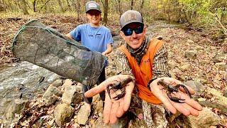 GIANT *Crawfish & Rainbow Trout* Catch Clean and Cook BlueGabe Style