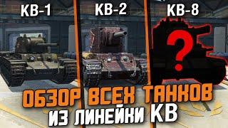 САМЫЕ КРЕПКИЕ ТАНКИ В ИГРЕ - ОБЗОР ВСЕХ "КВ" В ОДНОМ ВИДЕО / Wot Blitz