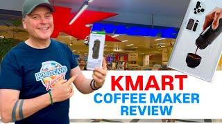 KMart Coffee Maker Product Review / Portable Coffee Maker / KMart Deals / Camping Australia