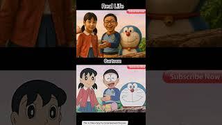 Doraemon Real Life: Nobita, Doraemon, Shizuka, Suneo, Jaian #shorts #doraemon
