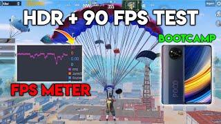 POCO X3 Pro PUBG Test | HDR 90 FPS Test | With FPS Meter |