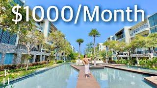 35,000 THB ($1,000) 2 Bedroom Beachfront Condo in Hua Hin, Thailand