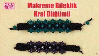 Makrome Bileklik Kral Düğümü #DIY #kendinyap