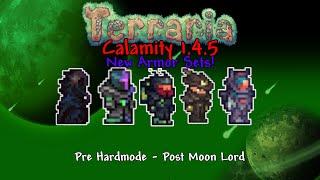 NEW Calamity Armor Sets! Terraria Calamity 1.4.5 Rust and Dust Update