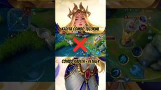 KADITA COMBO+PETRIFY TUTORIAL #mlbb #mobilelegends #tutorial #shorts