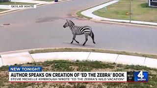 Author of children’s book based on infamous escaped zebra shares the story of the book’s quick tu...