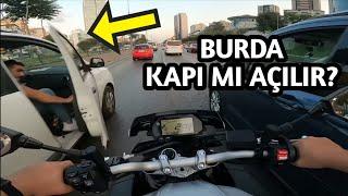 E5'in Ortasında Kapı Açılırsa! Türkiye'de Yaşanan Motorcu Olayları!