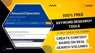 Free Keyword Research Tools - What Is The Best For Search Volume