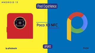 Pixel Experience Plus Poco X3 NFC Android 13