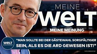 JAN FLEISCHHAUER: "Man sollte bei der Gästewahl sorgfältiger sein, als es die ARD gewesen ist!"