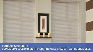 Cellular Shades- Blinds.com Economy Light Filtering Cellular Shades Product Spotlight