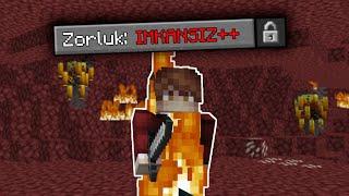 Minecraft'ı İmkansız Zorlukta Bitirdim!?