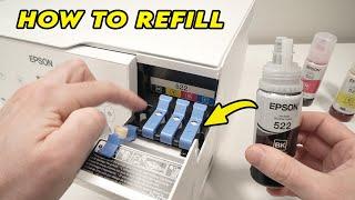 Epson EcoTank Printer: How to Refill Ink