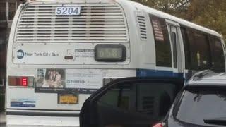 MTA New York City Bus: 1999 Nova Bus RTS-06 5204 On The Q58 At 108th St. & Horace Harding Expressway