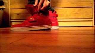 Vlado Atlas-Hi Red with Skinny Jeans