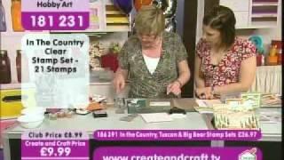 Hobby Art -In the Country stamp set on create and craft.avi