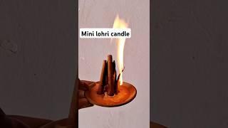 Diy ecofriendly mini lohri candle #2025#shorts#ytshorts#viralvideo